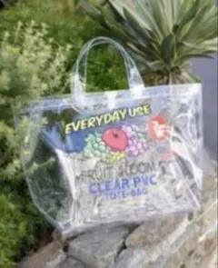 新品☆フルーツオブザルーム☆ハンドバッグ☆クリア☆ZOZOTOWN購入☆人気完売のサムネイル