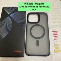 米軍規格・MagSafe TORRAS iPhone 15 Pro Maxケース