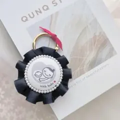 両面　マタニティロゼット　マタニティキーホルダー　マタニティグッズ　ロゼット
