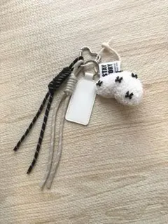 Y2Kファッションバッグチャーム じゃらじゃらキーホルダー ハート