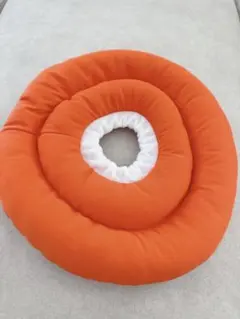 エリザベスカラー 子猫 子犬 ソフト 引っ掻き防止 オレンジ Sサイズ