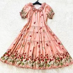 美品❣️ ピンクハウス　ワンピース　苺 🧸🍫🍓💝 . strawberry choco bear🎀 . MISAKO . ストロベリーチョコ