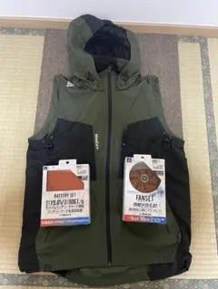 試着のみ ワークマン 空調服 WindCore ファンウェアバッテリーセット ファン バッテリー 付き 】 ワークマン WindCore ファンウェア