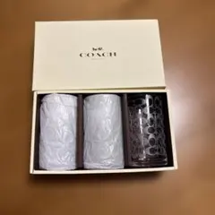 COACH ガラスコップ 3個セット