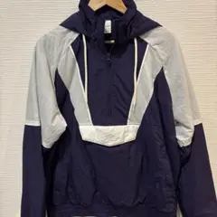 美品　Nike ナイロンジャケット Lサイズ パープル✖︎ホワイト