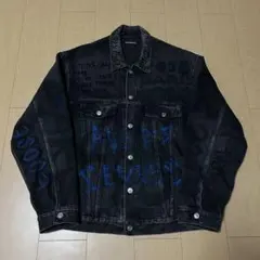 BALENCIAGA 18AW Graffiti Denim Jacket 48のサムネイル
