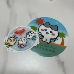 ちいかわ レストラン OKINAWA ステッカー コースター