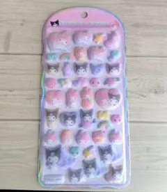 【正規品】コットンパフィーシール　マイメロ＆クロミ