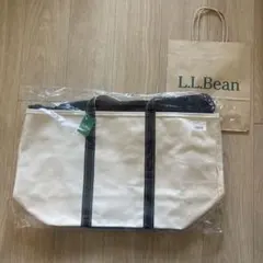 【新品・タグ付き】llbean ボート・アンド・トート、ジップ　ラージ　ブラック