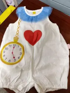 【未使用品】アリスうさぎロンパース
