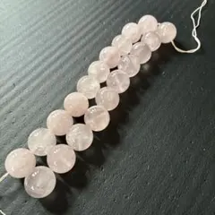 天然石 ローズクォーツ 14mm 連材38個 - メルカリ