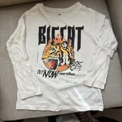 H&M 虎 グラフィック 長袖カットソー UK 6-6Y