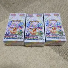 ポケモンカード　テラスタルフェスex 3box 未開封 シュリンク付き