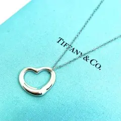 ティファニー オープンハート ハート トップ ネックレス シルバー 925