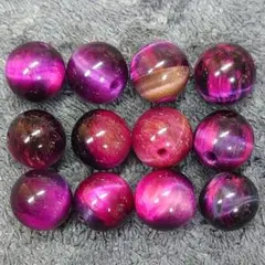 B306　ピンクパープル　ギャラクシータイガーアイ　8ミリ