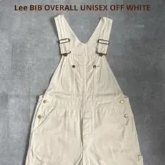 【美品】Lee リー 生成り オーバーオール サロペット ユニセックス ワーク