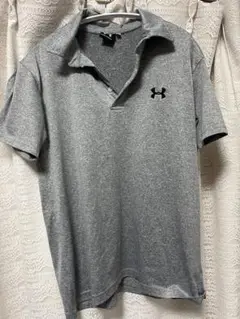 UNDER ARMOUR グレー ポロシャツ M