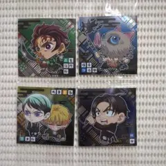 6 鬼滅の刃 ウエハース 竈門炭治郎 嘴平伊之助 愈史郎 我妻善逸 村田