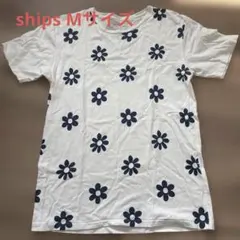 ships 花柄　Tシャツ　Mサイズのサムネイル