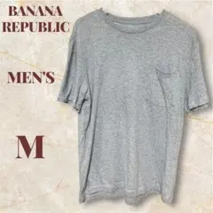 BANANA REPUBLIC メンズ 半袖Tシャツ M グレー