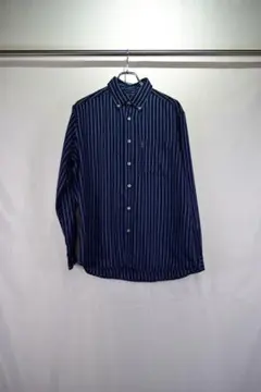 古着　ライトフランネルストライプシャツ　00s 90s