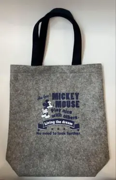 新品未使用 ディズニーデザイン フェルトトートバッグ