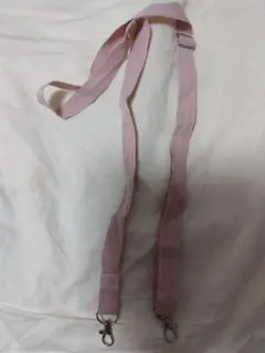ショルダーバッグの紐　ピンクベージュ
