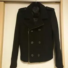 【美品】アバハウス 黒 ピーコート