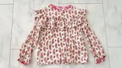 ZARA キッズ　ペイズリー柄 長袖ブラウス　シャツ　110 size 6
