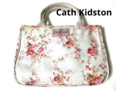 Cath Kidston ハンドバッグ 花柄 水色 キャスキッドソン