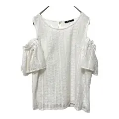 INGNI オープンショルダー 肩開き 肩出し トップス ブラウス レース