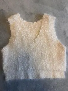 シャギーニットベスト ベスト