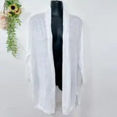 【c2501】UNIQLO ユニクロ　カーディガン　レディース　ホワイト　長袖