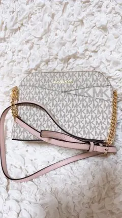 ☆新品未使用　マイケルコース　バック　ピンク白