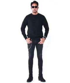 完売品 ドレステリア 干場義雅 ブラックスキニーデニムパンツ 30のサムネイル