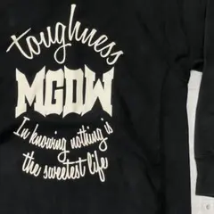 MGDW ジップアップパーカー 背面プリント モニタージィーディーダブリュー