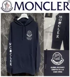 MONCLER 国内正規モンクレール UNDEFEATED パーカー ネイビー
