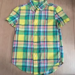 Ralph Lauren 半袖チェックシャツ 7号