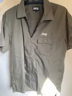 PPFM 半袖ワークシャツ オリーブのサムネイル