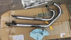 ホーネット250用 プリティーレーシング製 マフラー エキパイ フランジ