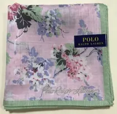 ⑤ポロラルフローレン　ハンカチ　花柄　フラワー　ピンク