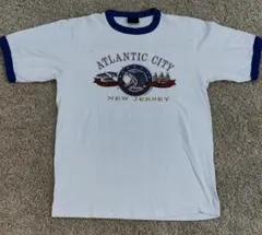 80s/￼SOFFE/NAVY/リンガーTシャツ/USA製/ステンシル 染み込み - メルカリ