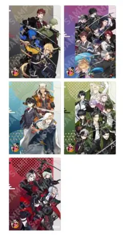 刀剣乱舞 ONLINE クリアファイル 5枚セット