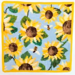 FEILER タオルハンカチ ひまわり　ゴッホ　ギフト袋付き 新品】FEILER フェイラー ゴッホ「ひまわり」ハンカチ 袋付き