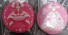 送込】Go!プリンセスプリキュアコスチューム刺繍缶バッチ“キュアフローラ”セット
