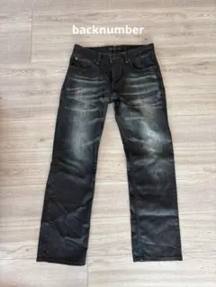 back number デニムジーンズ　濃紺　31インチ