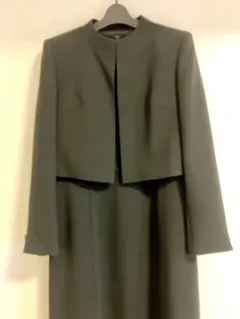 礼服 喪服 ブラックフォーマル　13号　東京ソワール　ワンピース＆ジャケット