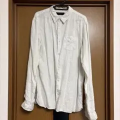 ALLSAINTS オールセインツ 長袖シャツ 白 無地 Mのサムネイル