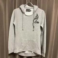 VOLCOM グレー フード付き 薄手パーカー XSのサムネイル