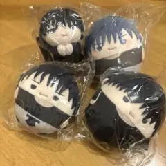 呪術廻戦 伏黒甚爾 ぬいぐるみ ふわコロりん はぐキャラコレクション 4点